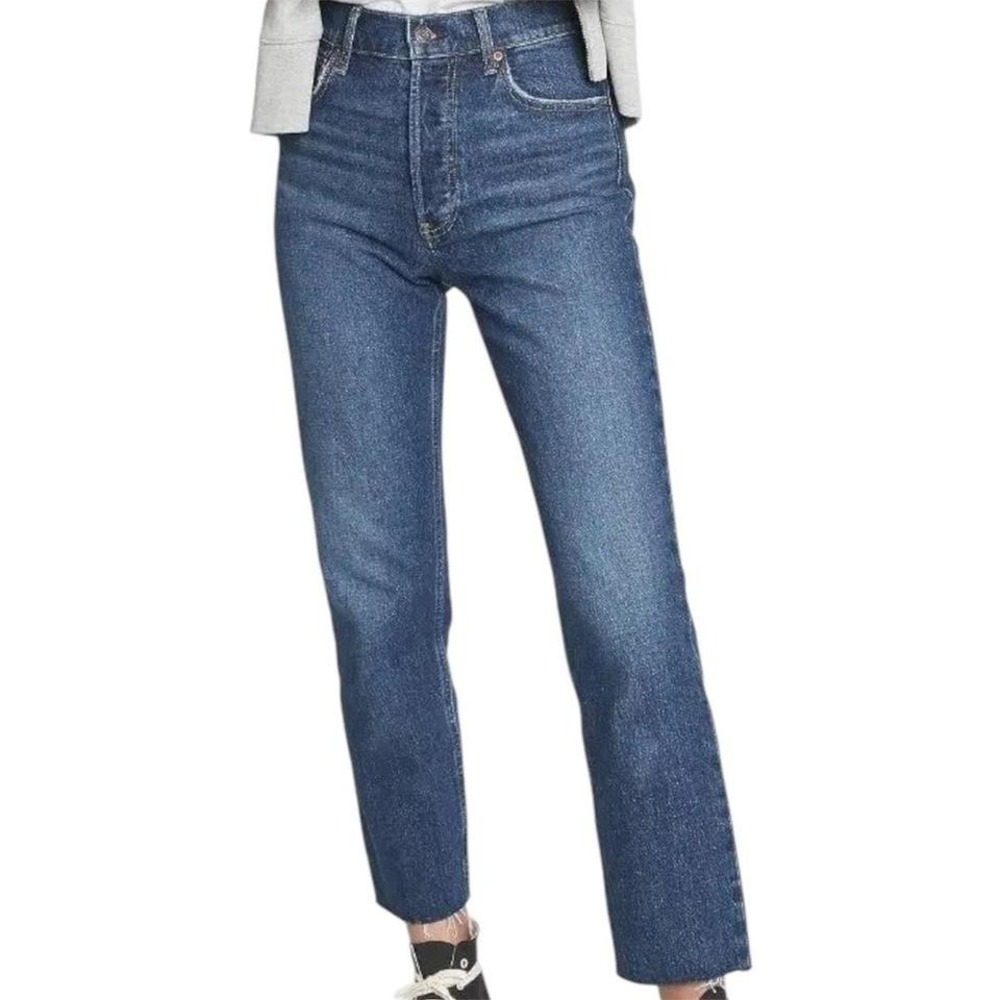 Gap Cheeky Straight Sky High Jeans Women's Size 34/18R Denim Plus Retro Classic